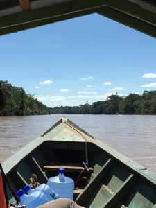 view from Peruvian boat