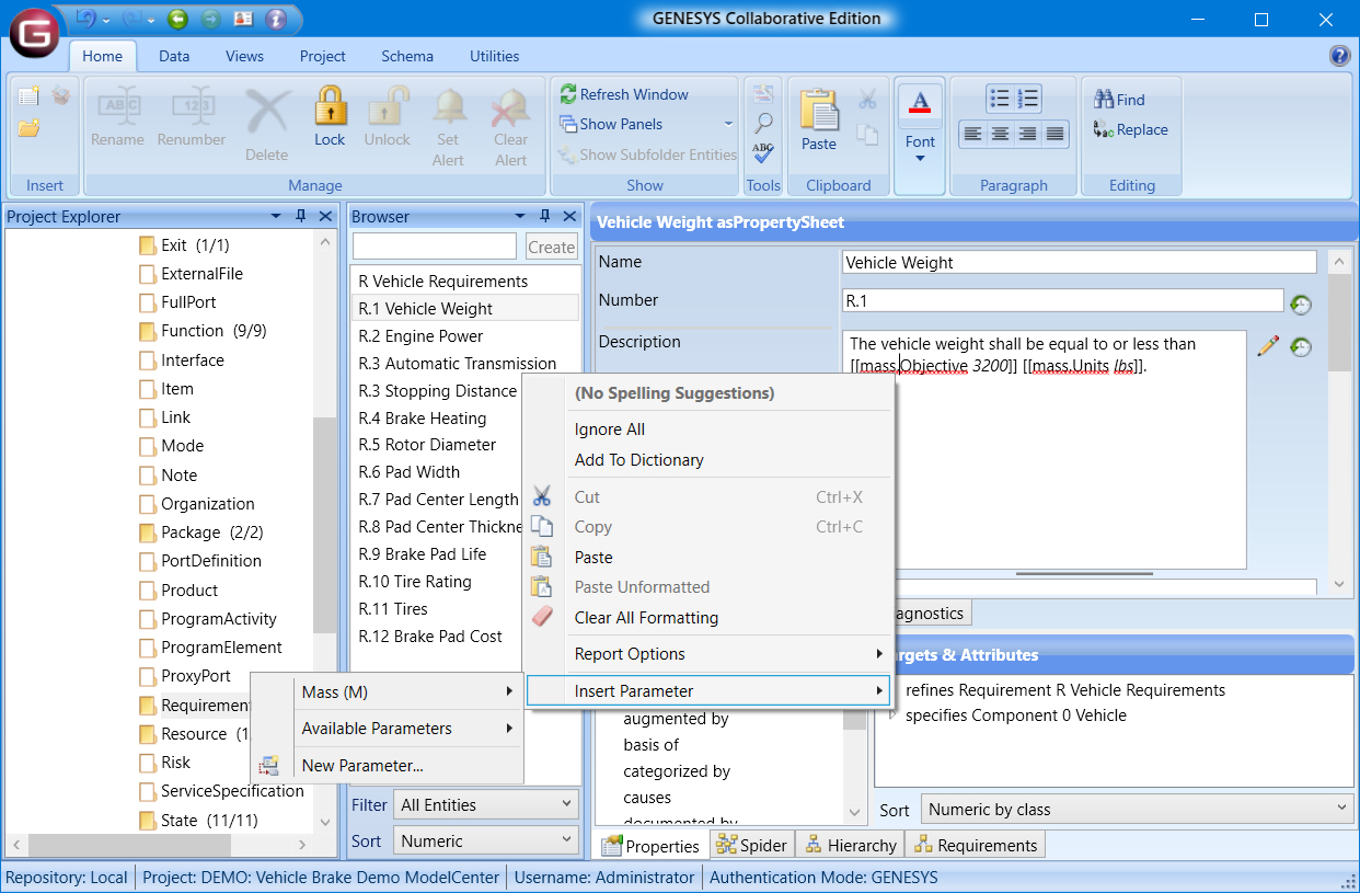 Managing Performance and Constraint Requirements with GENESYS – systems ...